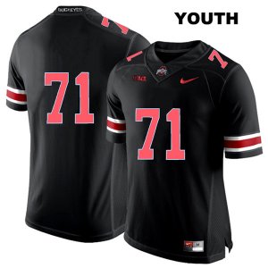 Youth NCAA Ohio State Buckeyes Josh Myers #71 College Stitched No Name Authentic Nike Red Number Black Football Jersey YW20B00TP